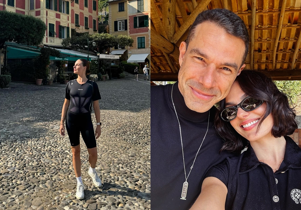 Na Itália, Isis Valverde explora cidade antiga em lua de mel com Marcus Buaiz; veja fotos