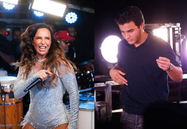Marcelinho dança em trio de Ivete durante micareta em São Paulo; veja fotos