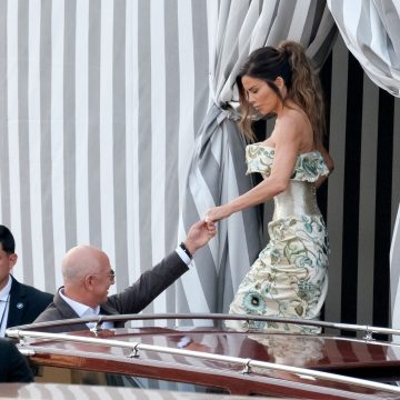 Jeff Bezos e Lauren Sánchez iniciam celebrações de casamento com festa luxuosa em Veneza
