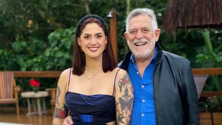 José de Abreu fala sobre diferença de 51 anos com a esposa Carolynne Junge