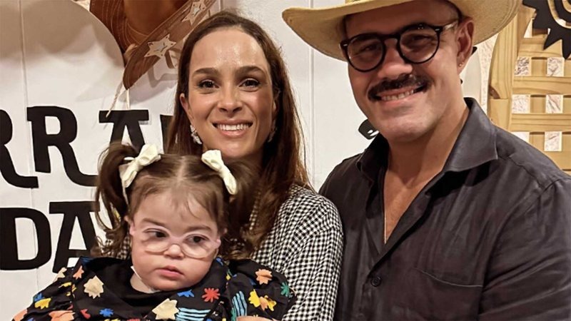 Juliano Cazarré celebra os 3 anos da filha Maria Guilhermina