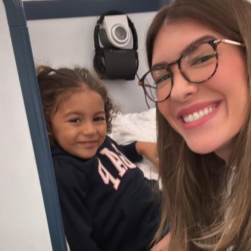 Lore Improta inicia férias com Liz em Orlando: ‘Meu lugar preferido no mundo’