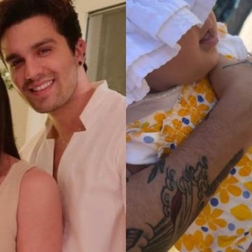Luan Santana encanta web ao mostrar vídeo fofo da filha, Serena, na praia