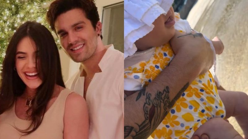 Luan Santana encanta web ao mostrar vídeo fofo da filha, Serena, na praia