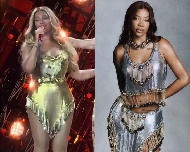 Coincidência fashion! Beyoncé surge com look usado por Ludmilla no Carnaval