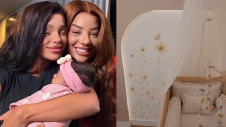 Veja detalhes do quarto de Zuri, filha de Brunna Gonçalves e Ludmilla
