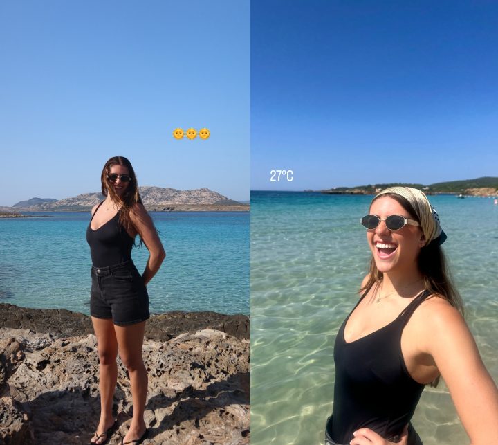 Luma Cesar curte praia paradisíaca na Itália; veja fotos