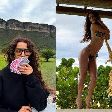 Ao natural, Marina Sena mostra dias de descanso na Chapada Diamantina; veja fotos