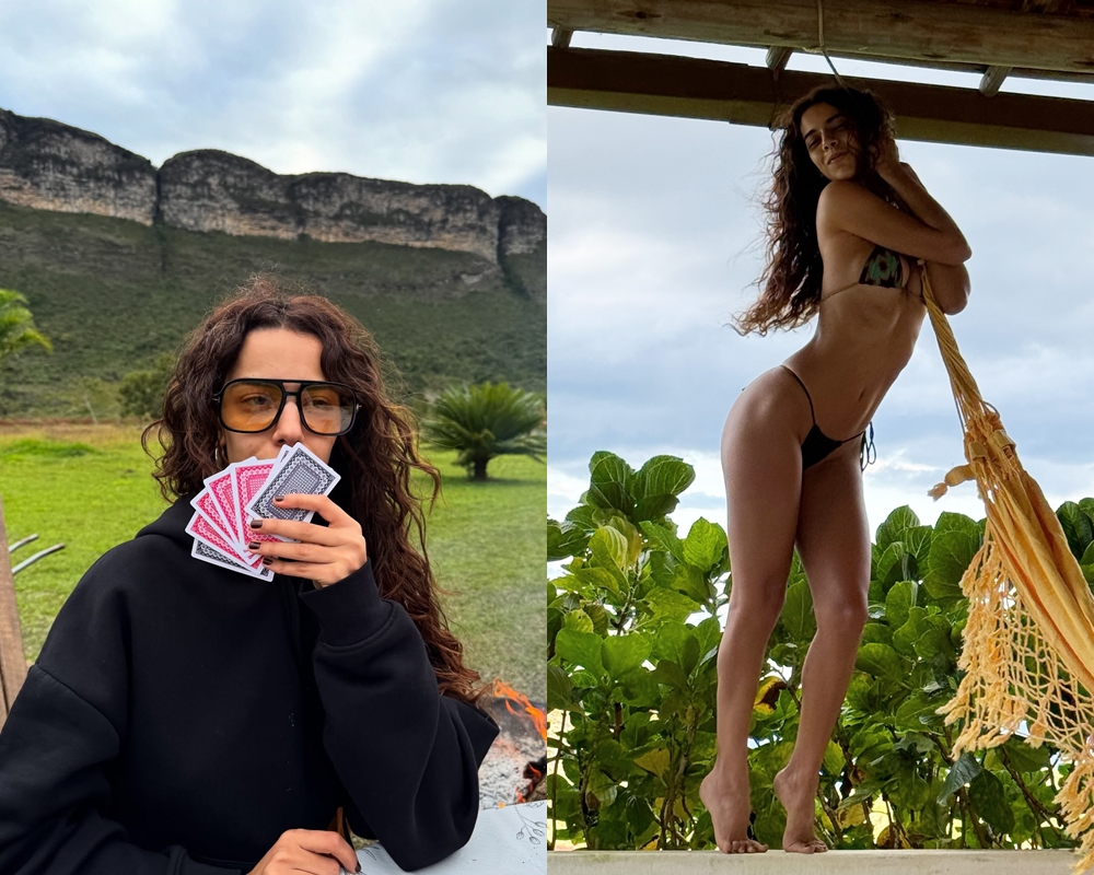 Ao natural, Marina Sena mostra dias de descanso na Chapada Diamantina; veja fotos
