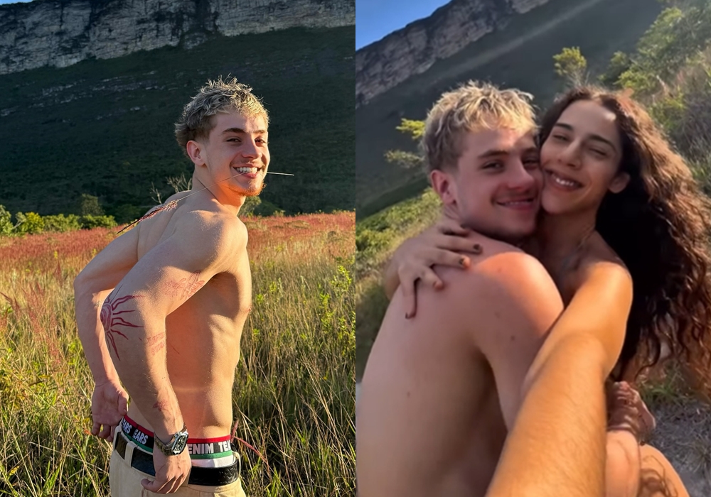 Juliano Floss e Marina Sena curtem clima de romance na Chapada Diamantina; veja fotos