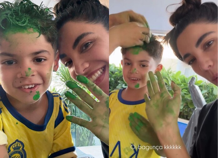 Com doença crônica, filho de Marília Mendonça e Murilo Huff encanta em momento de diversão com a madrasta