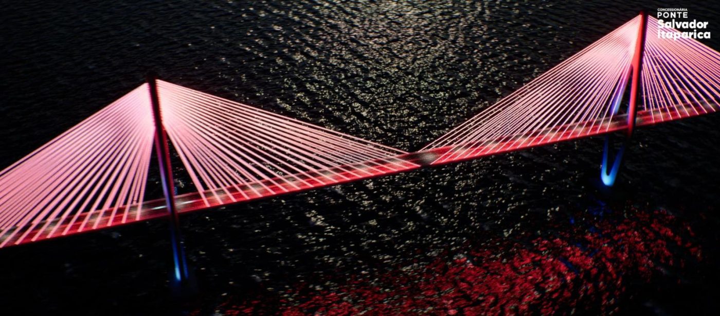 Salvador-Itaparica: concessionária divulga vídeo inédito de como será a ponte depois de pronta