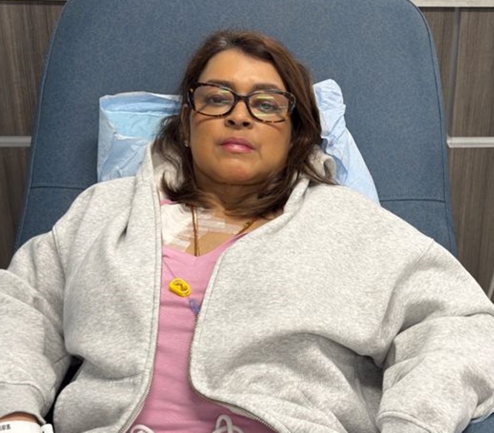 Preta Gil posta foto no hospital durante tratamento nos Estados Unidos