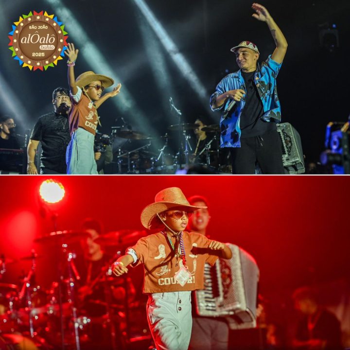 Fã mirim rouba a cena no show de João Gomes no São João da Bahia; veja vídeo