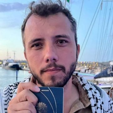 Brasileiro preso em Israel por levar ajuda a Gaza será deportado nesta quinta (12)
