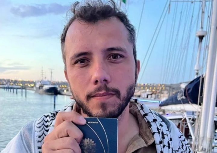 Brasileiro preso em Israel por levar ajuda a Gaza será deportado nesta quinta (12)