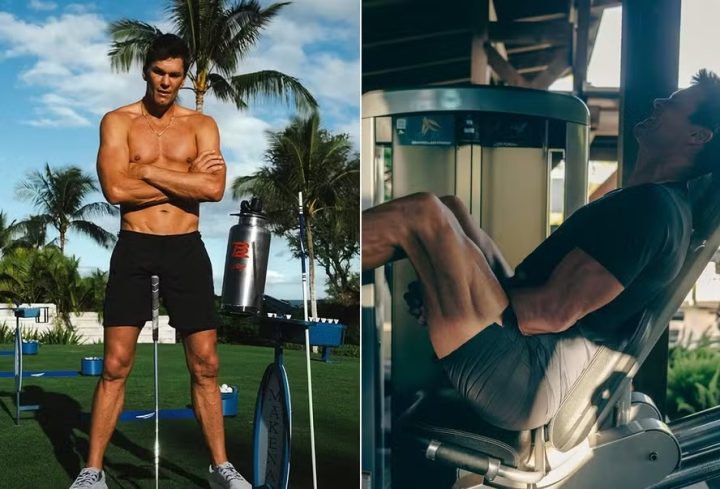 Aos 47 anos, Tom Brady ostenta físico sarado e exibe rotina de treinos; veja fotos