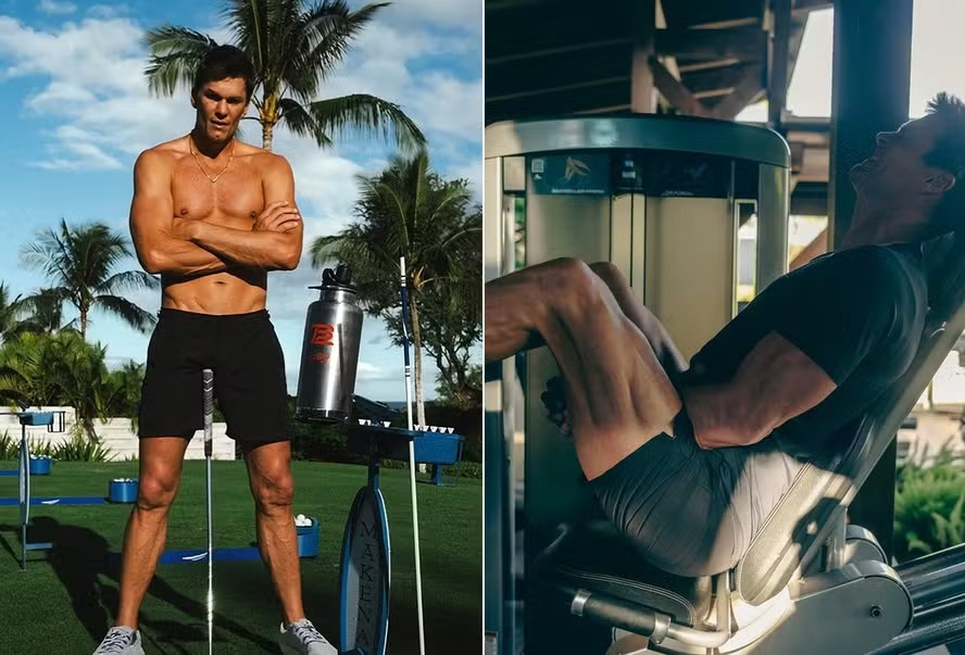 Aos 47 anos, Tom Brady ostenta físico sarado e exibe rotina de treinos; veja fotos