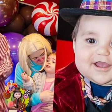 Viih Tube celebra sete meses do filho Ravi com festa temática de A Fantástica Fábrica de Chocolate