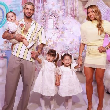 Filhos de Virginia e Zé Felipe usam looks de marca luxuosa para festa; saiba o valor