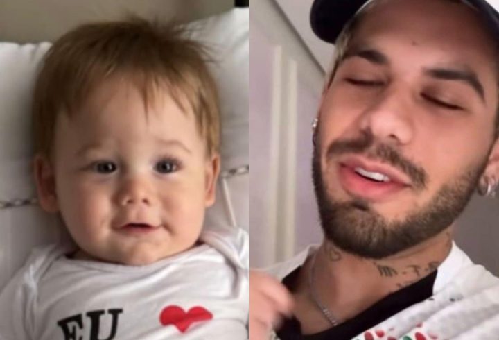 Zé Felipe encanta ao mostrar clique fofinho de José Leonardo