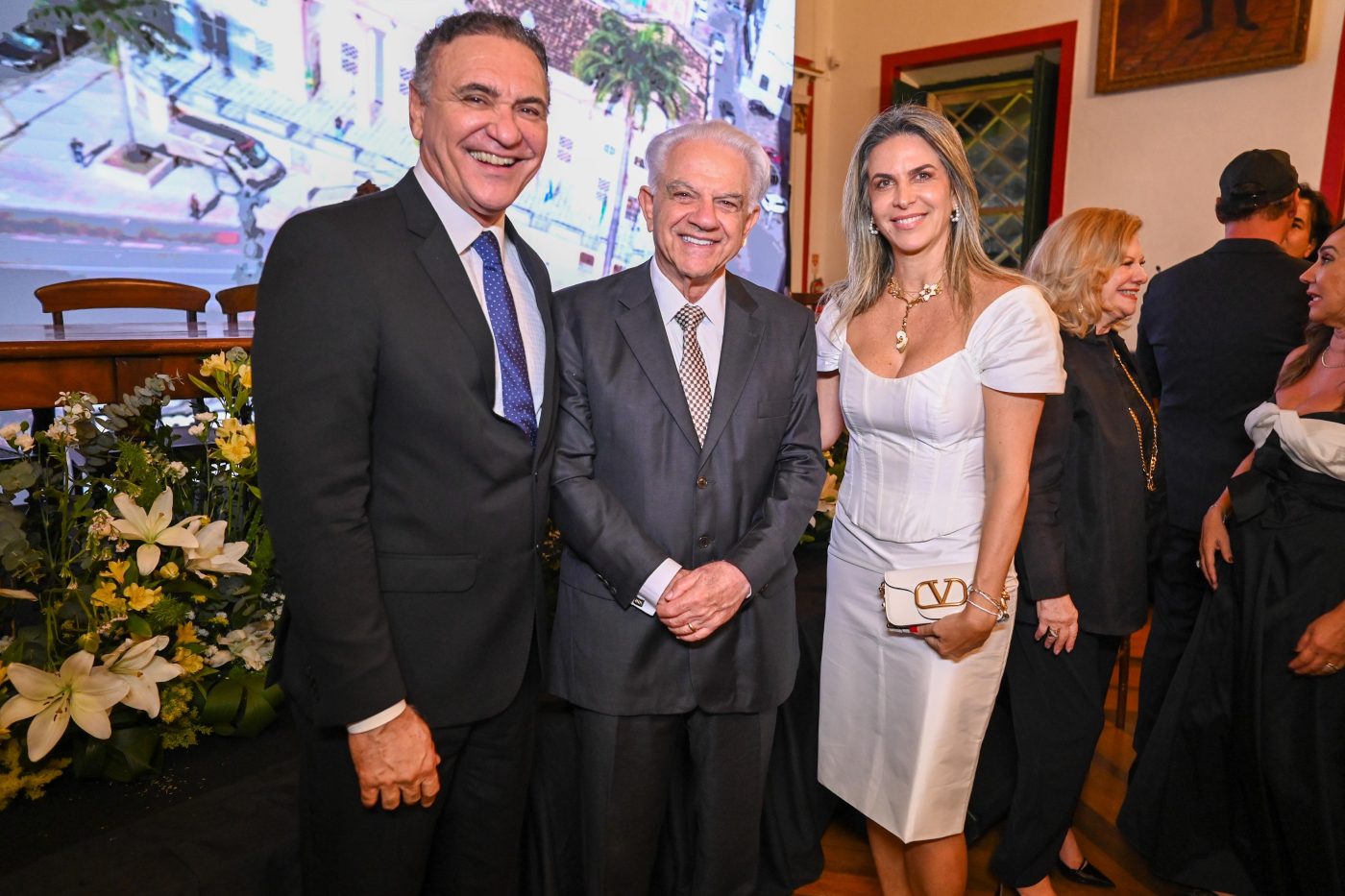 Nelson  Pelegrino, Fernando Suarez e Fabiana Pelegrino