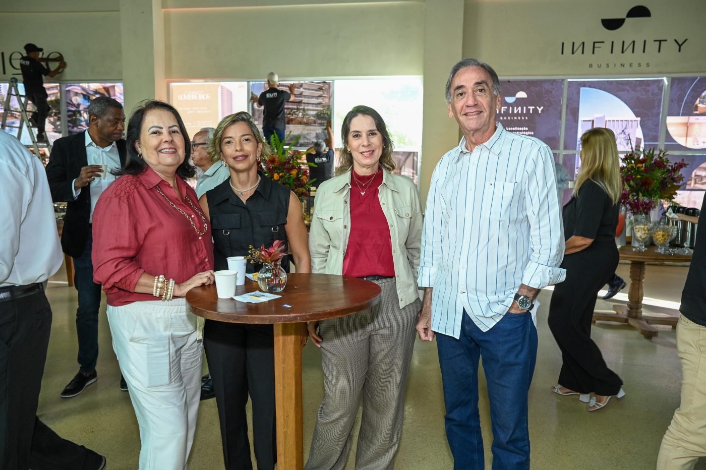 Eugênia Andrade, Átila Bárbara, Fabiane Nogueira e Antonio Robespierre