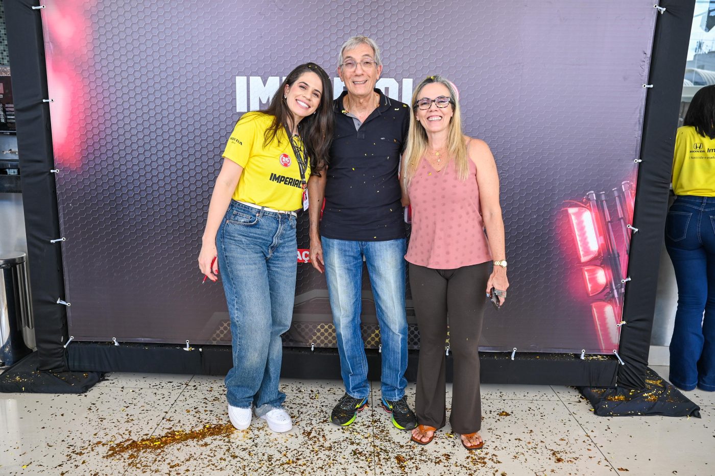 Tamilis Araujo, Mauricio Lassmann e Mônica Carvalho