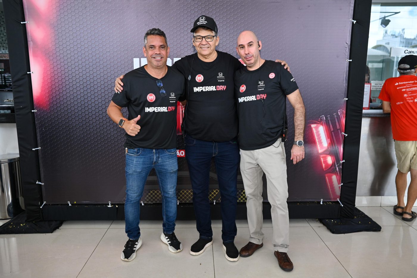 Rodrigo Miranda, Ismael Oliveira e Fernando Jacinto