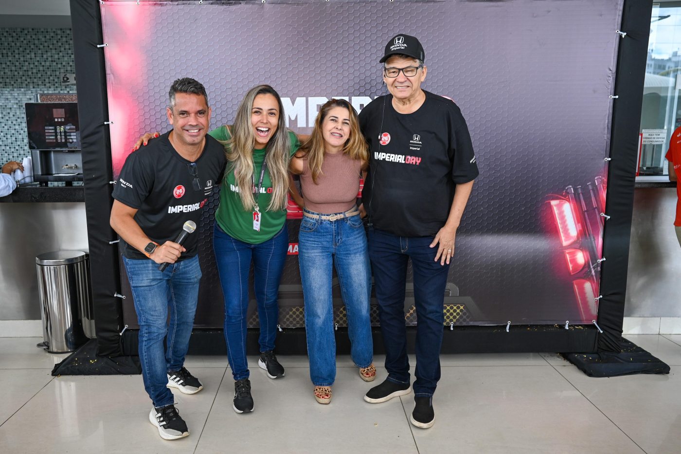 Rodrigo Miranda, Camila Caires, Edilza Rios e Ismael Oliveira