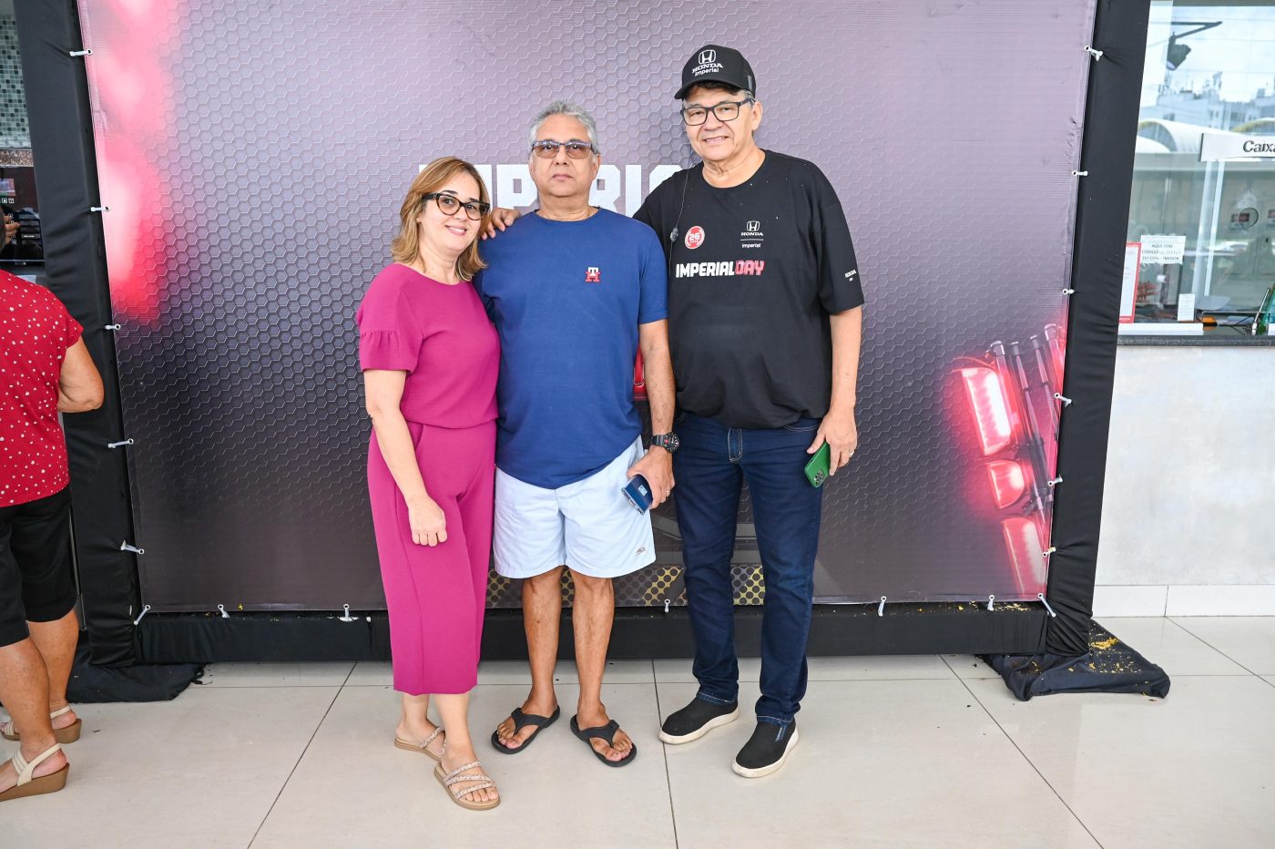 Izabela Dourado, Cláudio Silva e Ismael Oliveira
