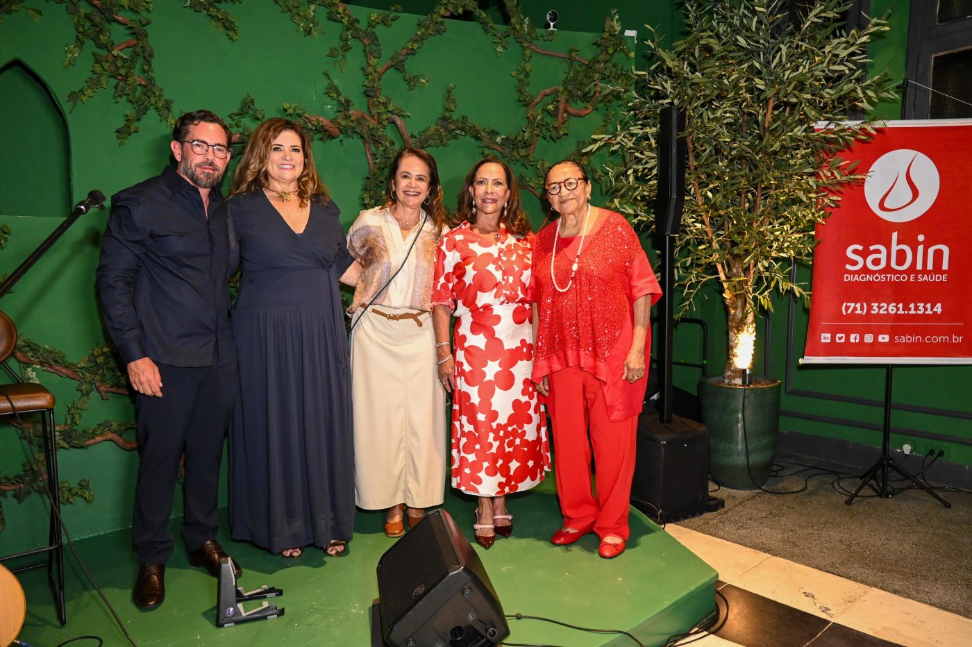 Walter Schimmelpfeng, Agnaluce Moreira, Magali Santana, Sandra Costa e Licia Fabio