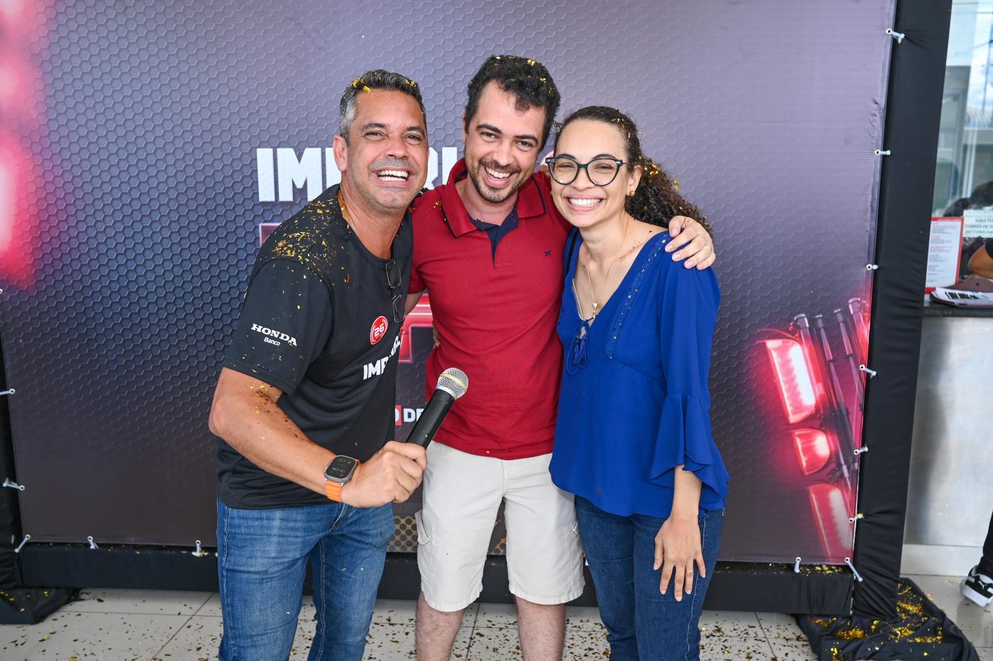 Rodrigo Miranda, Lucas Ramalho Oliveira e Talita Oliveira
