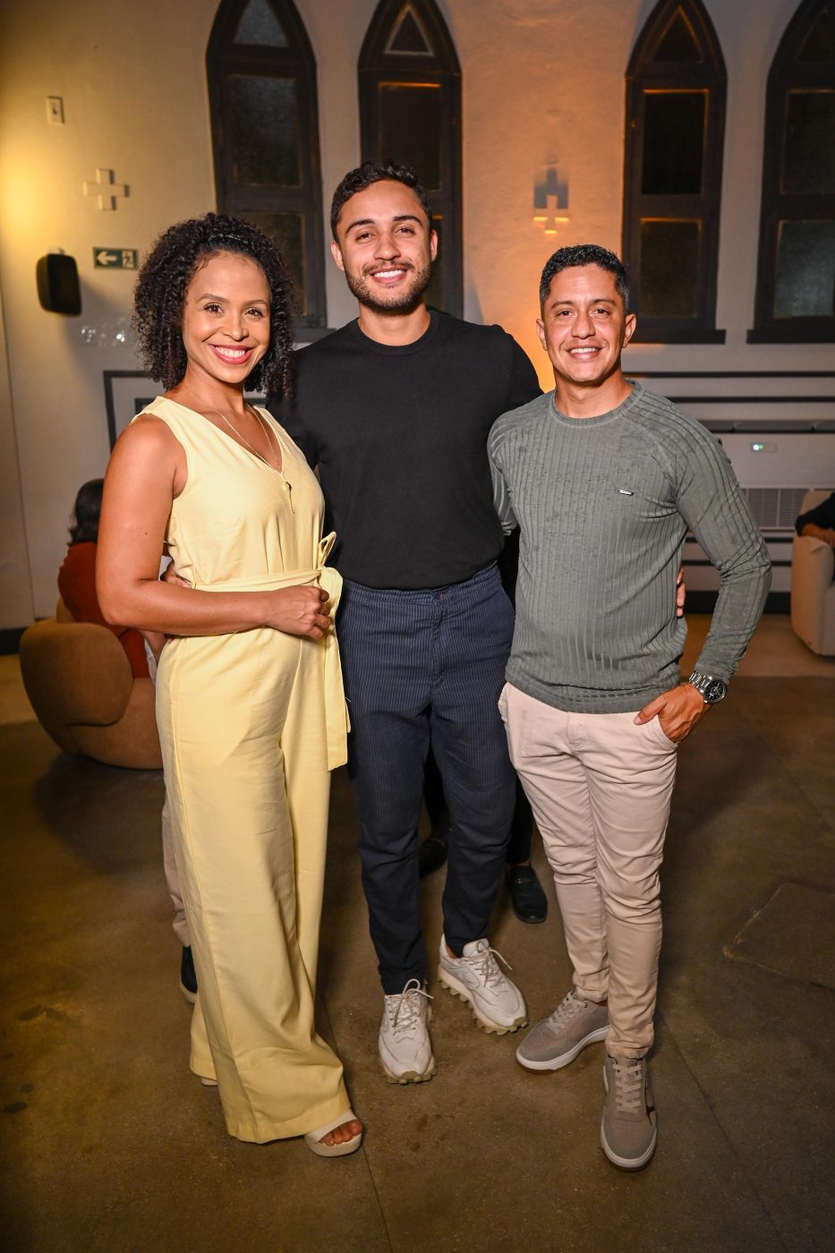 Cleidiane Batista, Aias Costa e Paulo Figueira