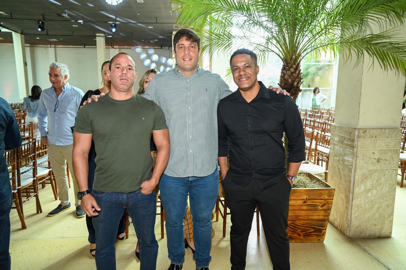 Fabio Galo, Luiz Alberto e Felipe Fonseca