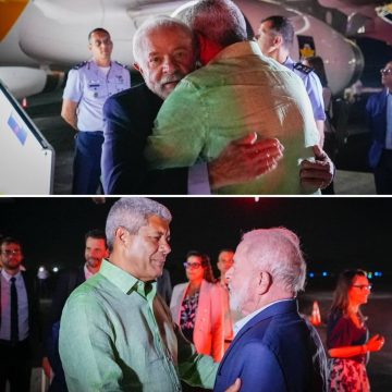 Lula desembarca em Salvador para acompanhar o cortejo do 2 de Julho