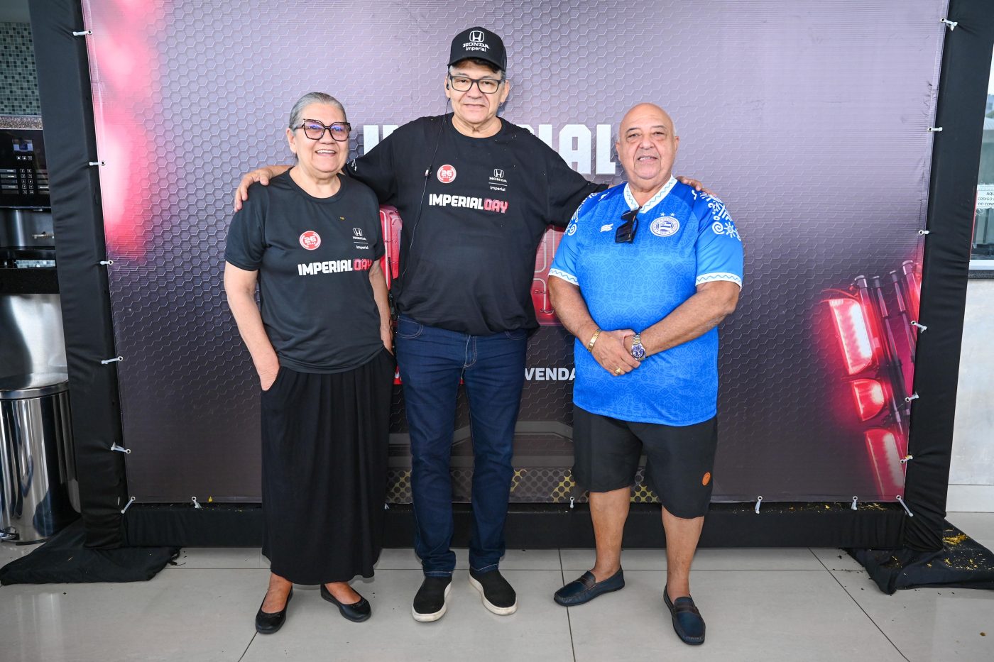 Socorro Lira, Ismael Oliveira e Silvino Berlink