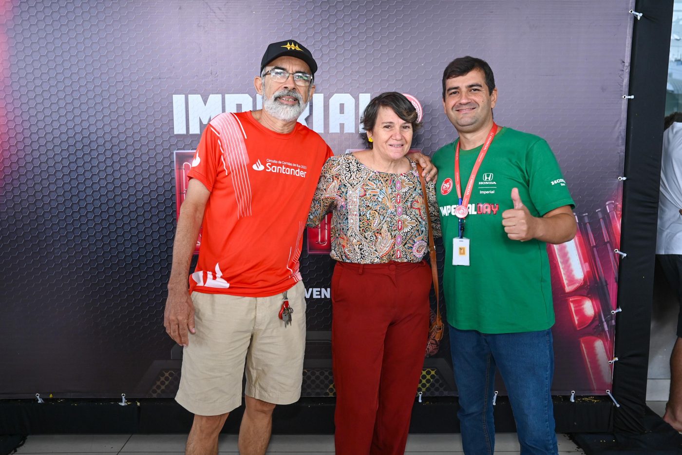 José Augusto dos Santos, Maria Santos e Tenisson Leite