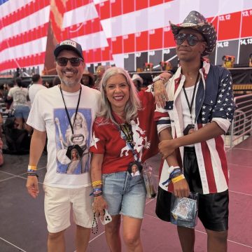 Astrid Fontenelle viaja aos EUA com filho e marido para assistir a show de Beyoncé: ‘Sonho realizado’