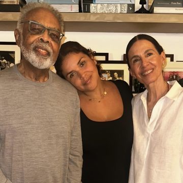 Jude Paulla publica fotos com Gilberto e Flora Gil em dia de homenagens a Preta Gil: ‘Uma tarde falando dela’
