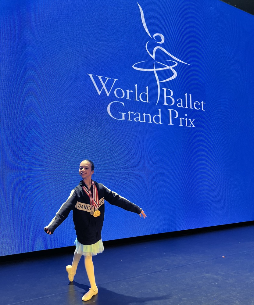 Bailarina baiana de 10 anos brilha na Noruega e conquista prêmio internacional