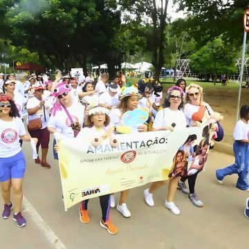 Caminhada pela Amamentação acontece neste domingo (3) em Salvador como parte do Agosto Dourado