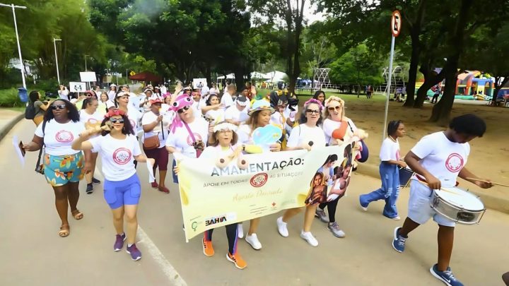 Caminhada pela Amamentação acontece neste domingo (3) em Salvador como parte do Agosto Dourado