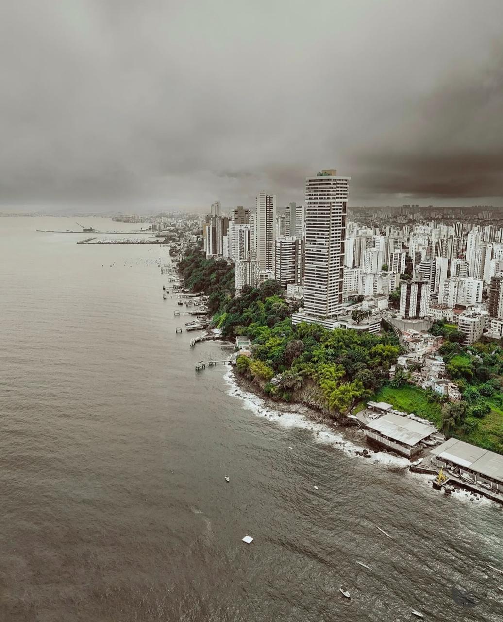 Salvador terá fim de semana com tempo instável e previsão de chuvas e rajadas de vento