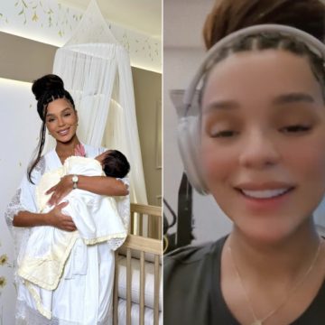 Brunna Gonçalves comemora retorno aos treinos após nascimento da filha Zuri