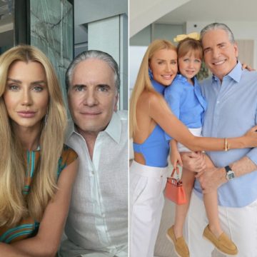 Com cinco anos, filha de Ana Paula Siebert e Roberto Justus sofre ataques na internet após foto em família