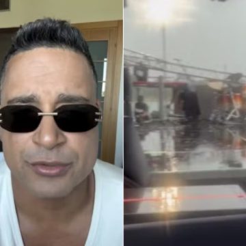 Xanddy Harmonia se pronuncia após ter show interrompido por tempestade de granizo: “Assustador”