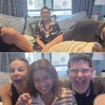 Preta Gil surge em momento de descontração com irmã de Ivete Sangalo e outros amigos; veja vídeo