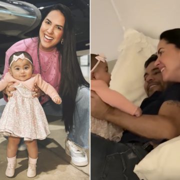 Graciele Lacerda viaja de última hora com a filha Clara para encontrar Zezé di Camargo: “Não aguentou a saudade”