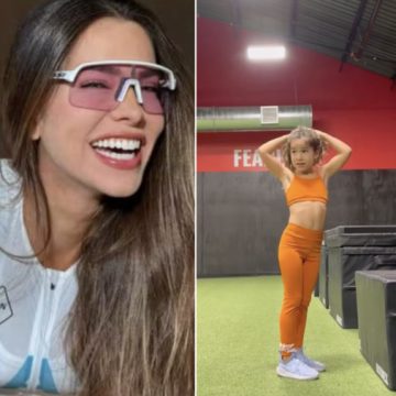 Adriana Sant’anna surpreende ao mostrar rotina fitness da filha de sete anos: “Ficamos impressionados”